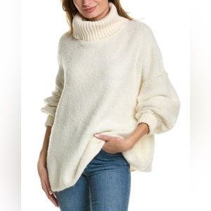 EUC Free People Milo Tunic Pullover in Evening Cream size xs